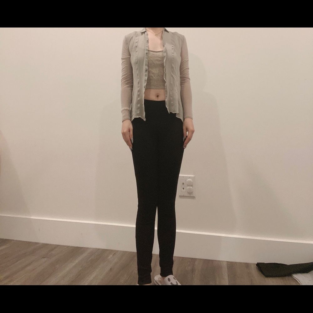 Sheer blouse
